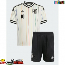 Camisa de Futebol Japão Ritsu Doan #10 Equipamento Secundário Infantil Mundo 2026 Manga Curta (+ Calças curtas)